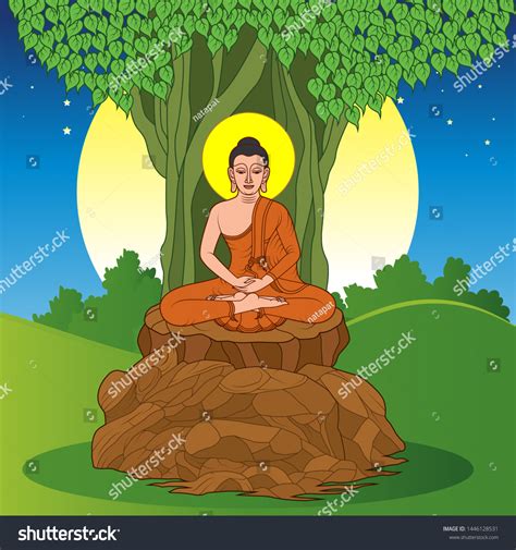 under what tree did buddha sit